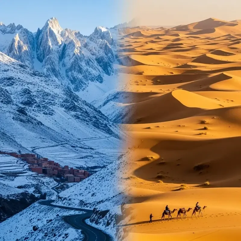 Combined Mountain & Desert Trek - Morocco private tour